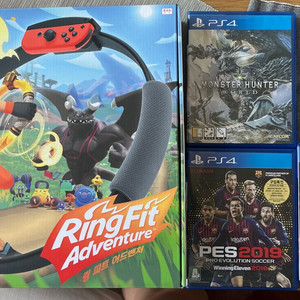 닌텐도 링피트, ps4 게임타이틀