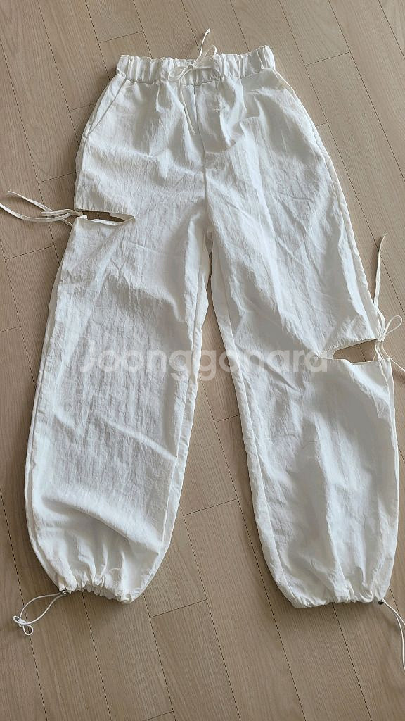 컷팅 밴딩 팬츠--0