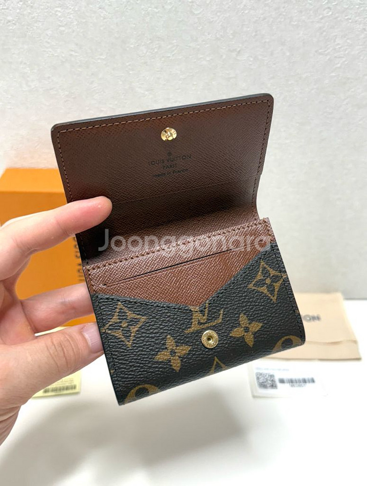 (새상품)루이비통 엔벨로프 카르트 카드지갑--5