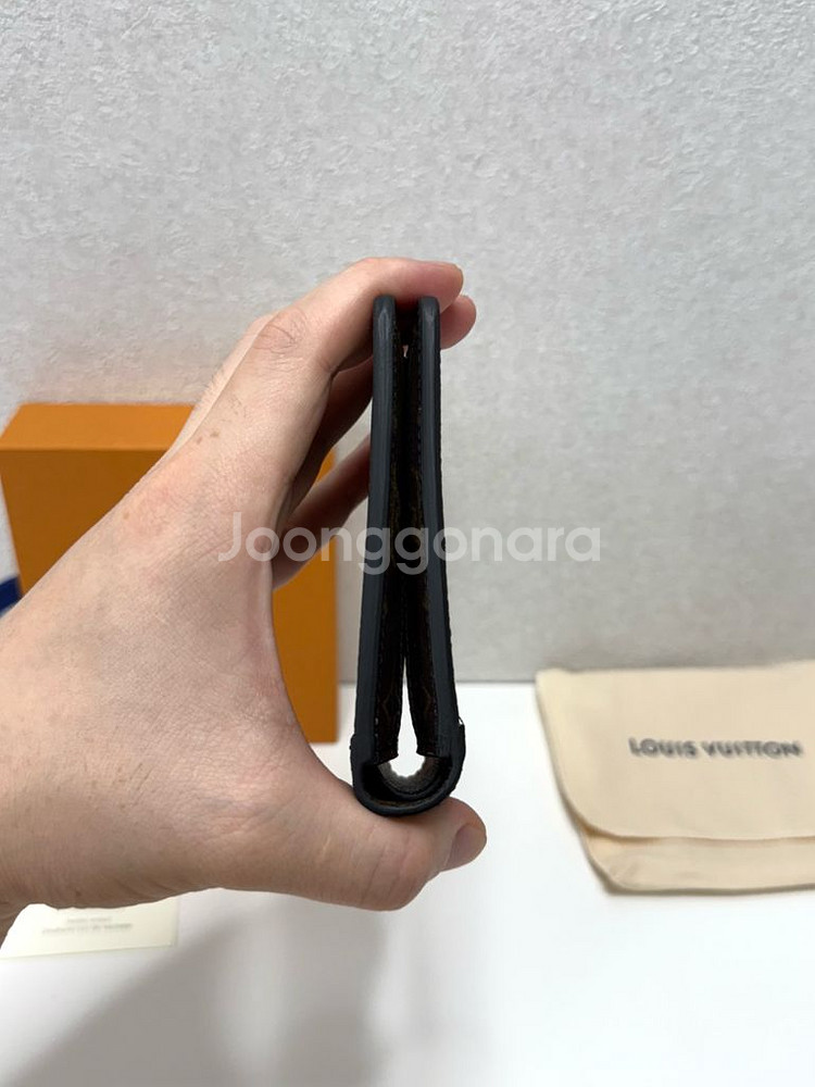(새상품)루이비통 모노그램 마카사르 가스파 월렛 반지갑--5