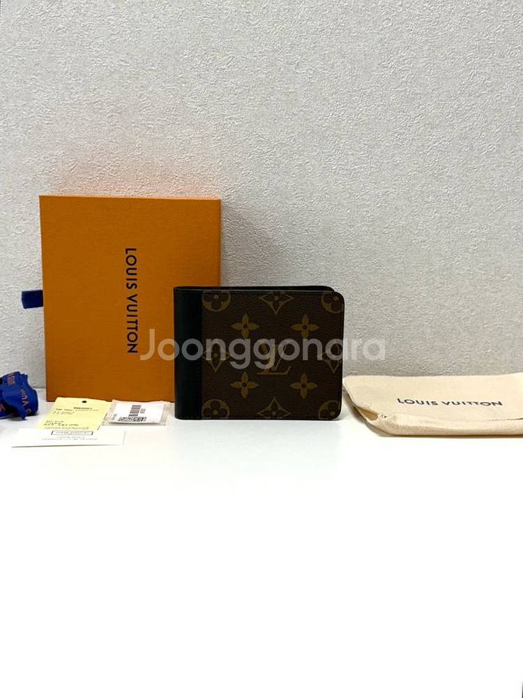 (새상품)루이비통 모노그램 마카사르 가스파 월렛 반지갑--9
