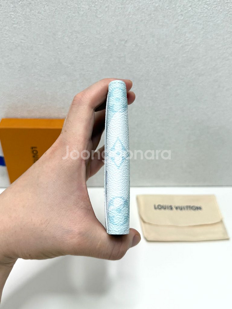 (새상품)루이비통 오거나이저 아쿠아가든 카드지갑--6