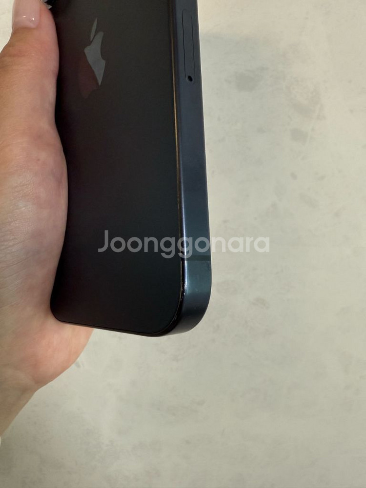 아이폰15pro 블루티타늄 128기가(애플케어) 자급제--1