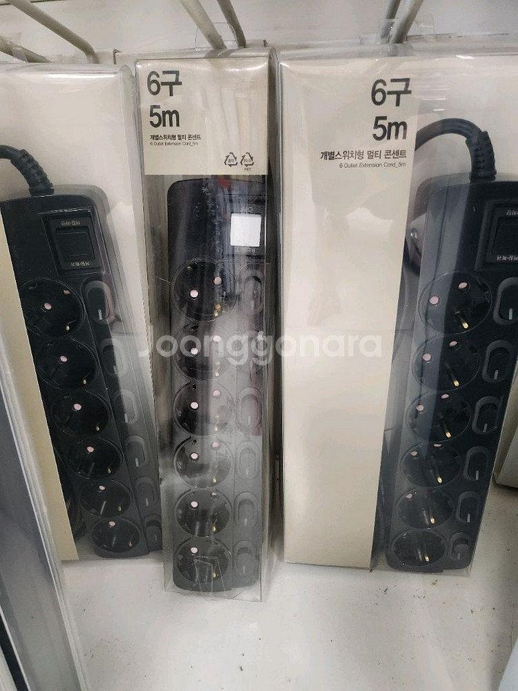 개별스위치형멀티콘센트6구 3M 5M--0