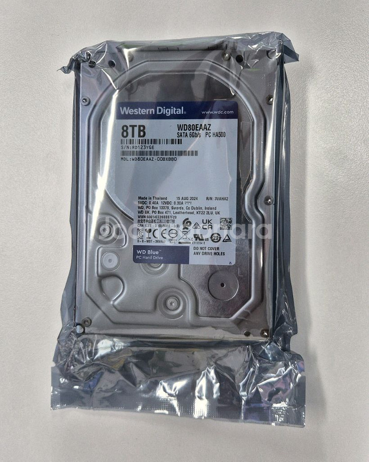 하드 디스크 WD Blue 8TB HDD 새상품--0
