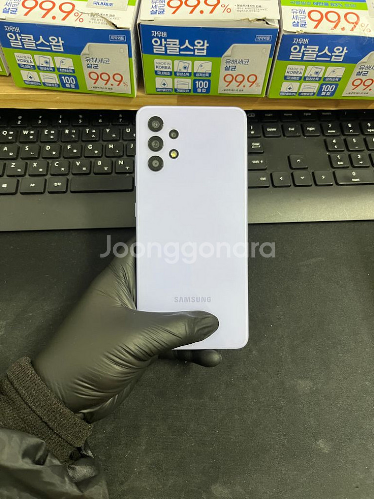 LG 갤럭시A32 64G 바이올렛 S급!--1