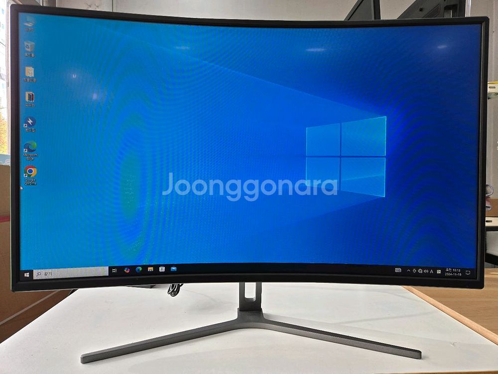 크로스오버 32인치 165hz 커브드 모니터 팝니다--0