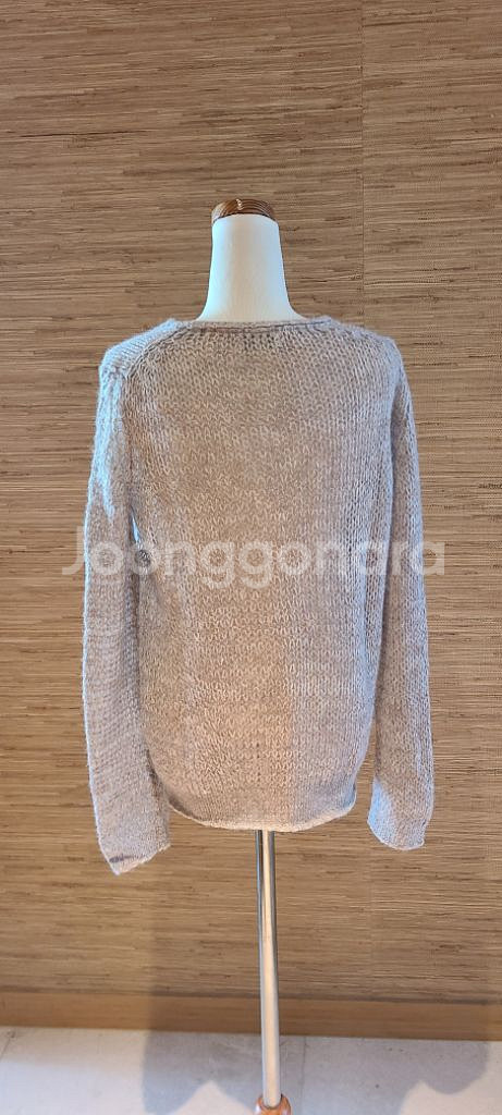 한섬 타임 그물 니트 상의--3