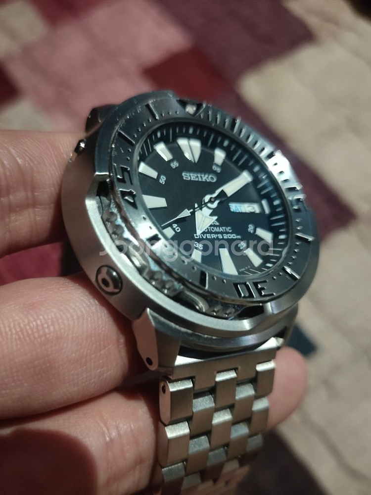 SEIKO 세이코 SRP637 몬스터튜나 다이버+5연줄--0