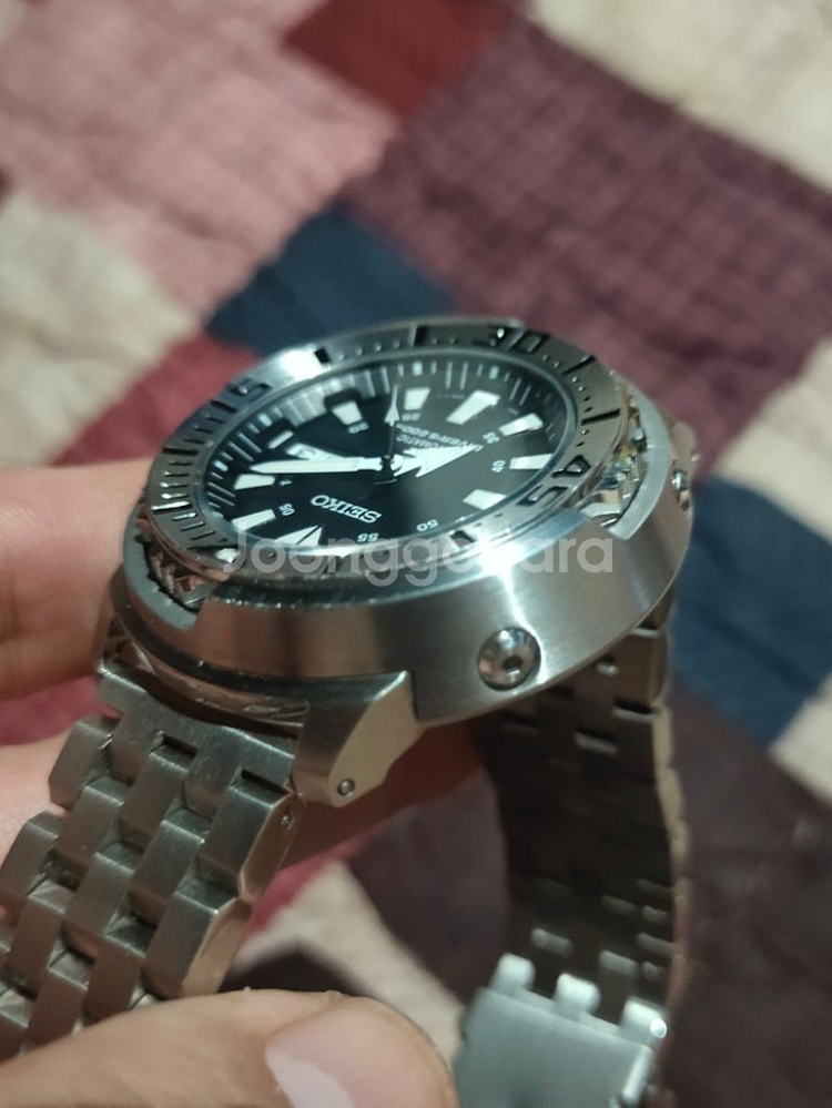 SEIKO 세이코 SRP637 몬스터튜나 다이버+5연줄--3