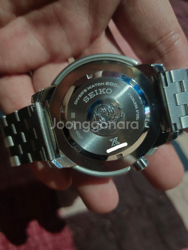 SEIKO 세이코 SRP637 몬스터튜나 다이버+5연줄--6