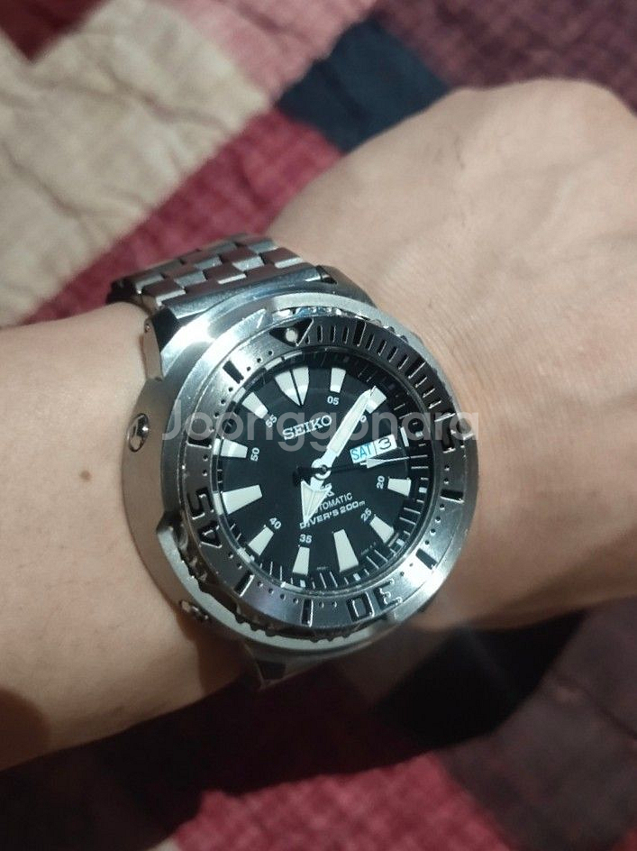 SEIKO 세이코 SRP637 몬스터튜나 다이버+5연줄--7