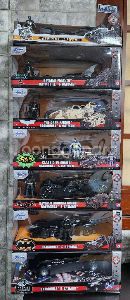 Jada Toys 1:24 배트맨 배트모빌 7종 일괄--0