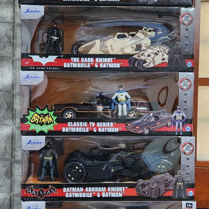 Jada Toys 1:24 배트맨 배트모빌 7종 일괄