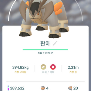 포켓몬고 테라카온