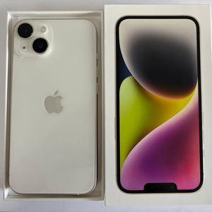 아이폰 14 256GB 화이트 배터리 81%