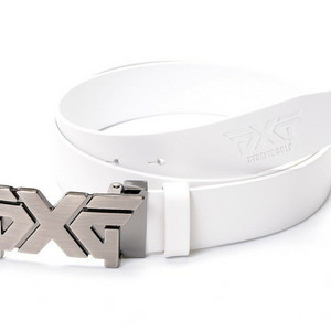 PXG 골프 남성 은장 버클 엠보각인 로고 골프 벨트