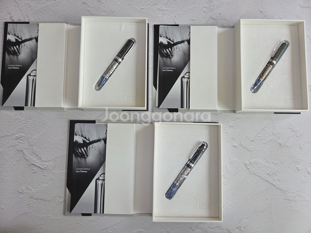몽블랑 작가시리즈 톨스토이 만년필 샤프 볼펜 SET--0