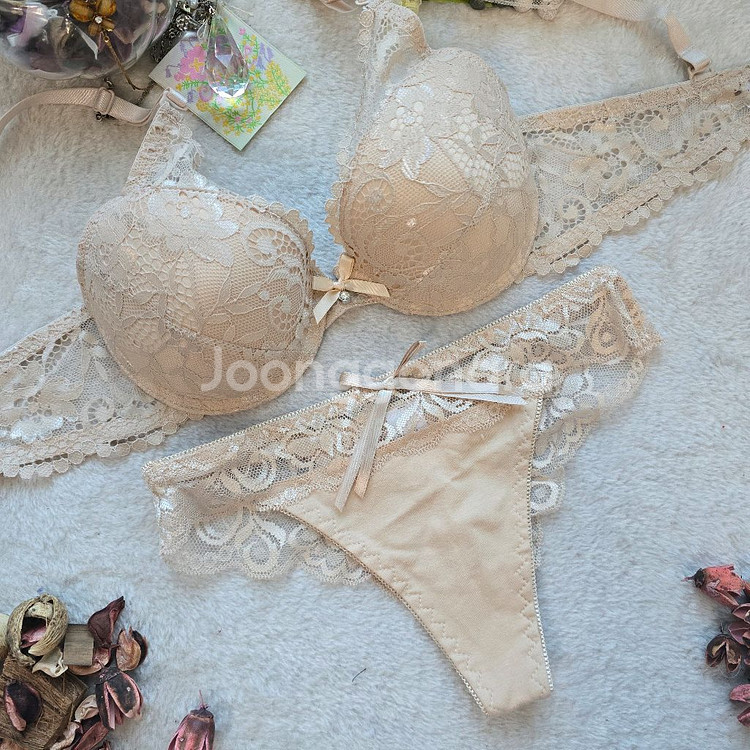 레이스 브라 티팬티세트 75B 3세트 묶음 판매 브라세--3