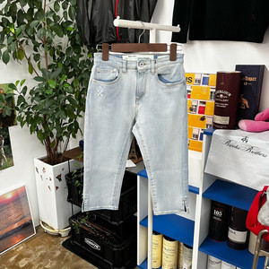 오프화이트 우먼 데님팬츠 26