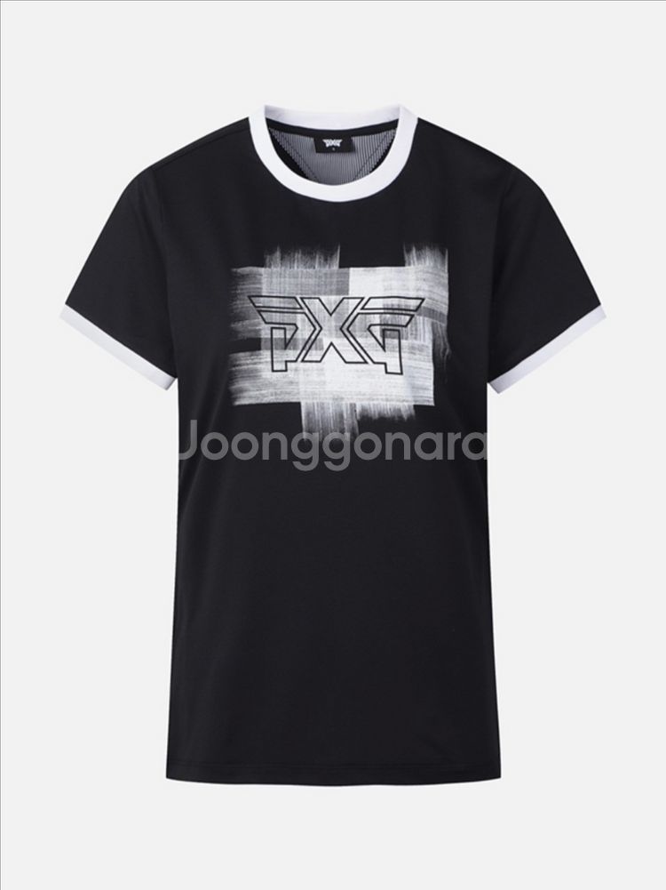 PXG 골프 여성 그래픽 라운드 반팔 티셔츠--2