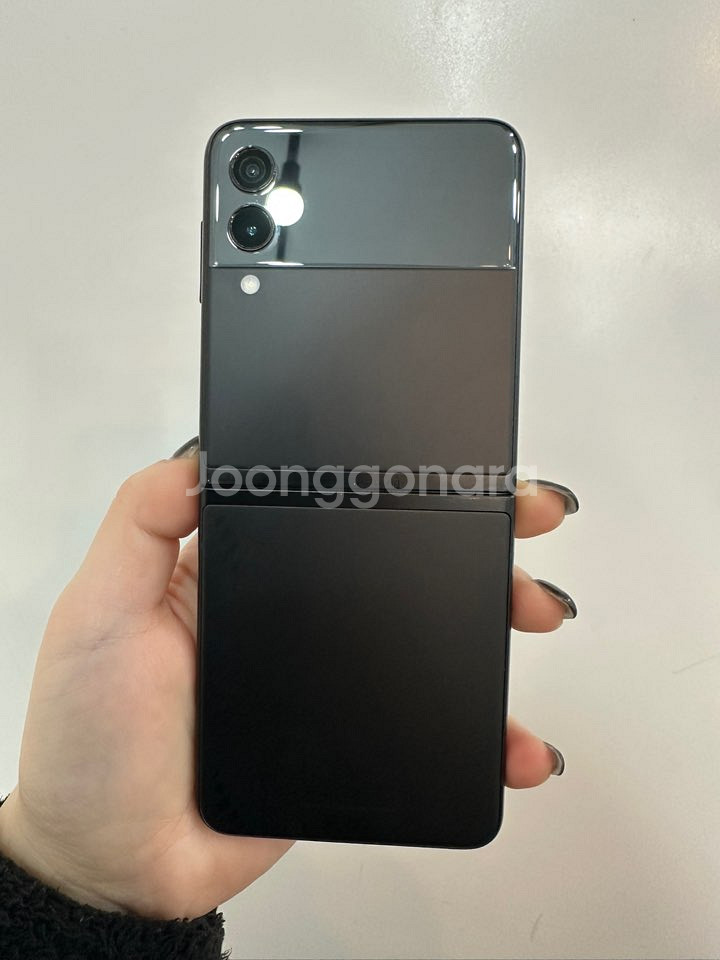 무잔상)갤럭시Z플립3 256GB 블랙/Y655--0