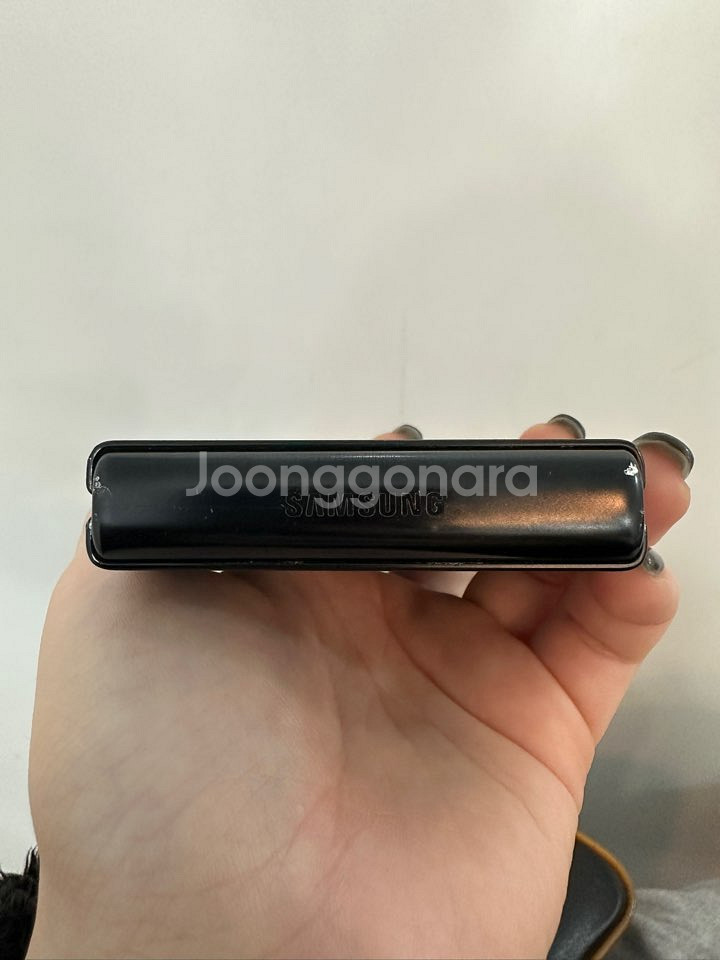 무잔상)갤럭시Z플립3 256GB 블랙/Y655--3