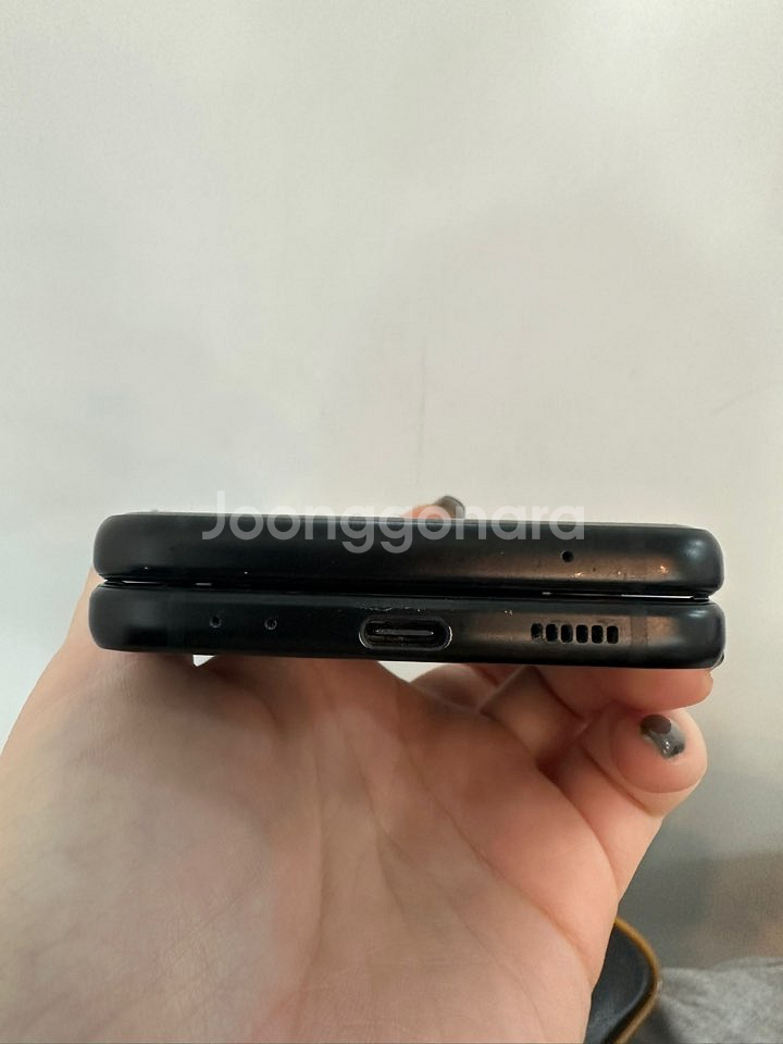 무잔상)갤럭시Z플립3 256GB 블랙/Y655--4