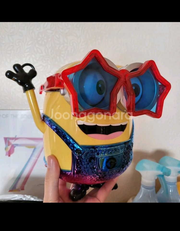 파티 미니언즈 팝콘통 컨테이너--1