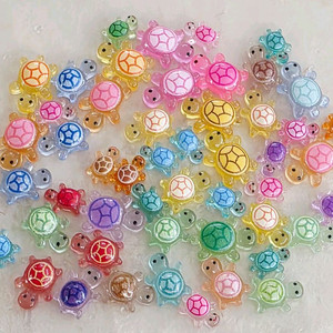 파츠 미니 야광 거북이 3종 50개 일괄