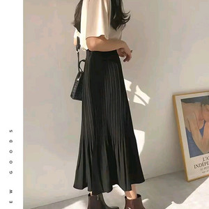 검정 플리츠 스커트 새상품