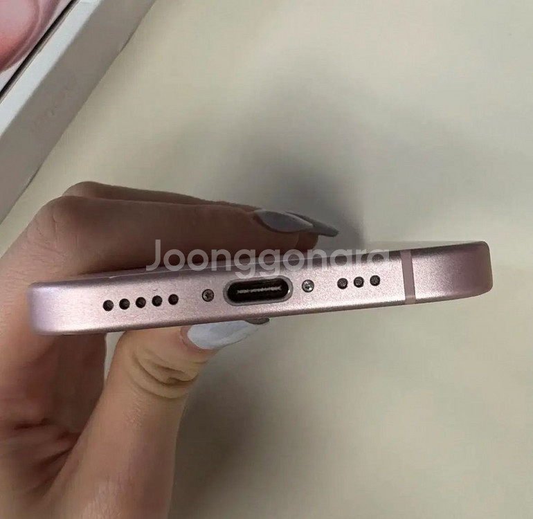 아이폰15 핑크 128GB--5
