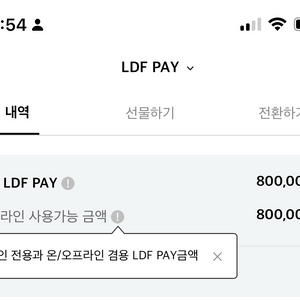 롯데면세점 LDF Pay 80만원(온오프라인 가능)