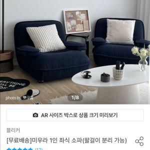 1인 좌식소파
