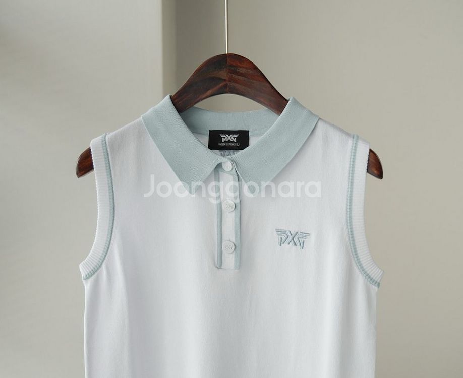 PXG 골프 여성 베이직 카라 썸머 반팔 스웨터--3