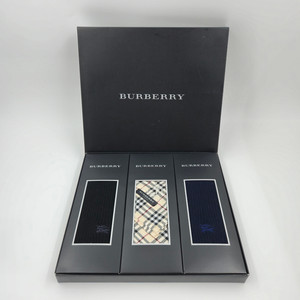 [새상품]BURBERRY 버버리 양말 손수건 세트 3p