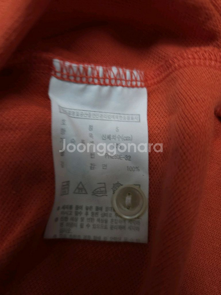 라코스테 여성 도트 반팔 카라티셔츠 105--5