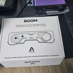 Apogee Boom 아포지 붐 오디오인터페이스 새상품