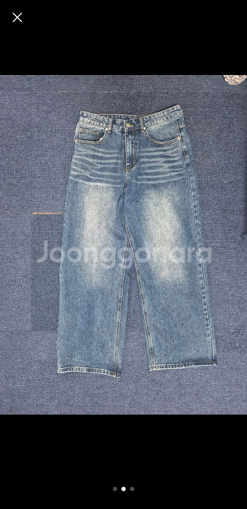 랜덤오프 웨이브 워싱 데님팬츠 L [정가:52,700원--1