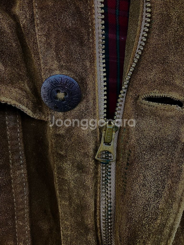 폴로 토바코 스웨이드 레더 필드 자켓--5