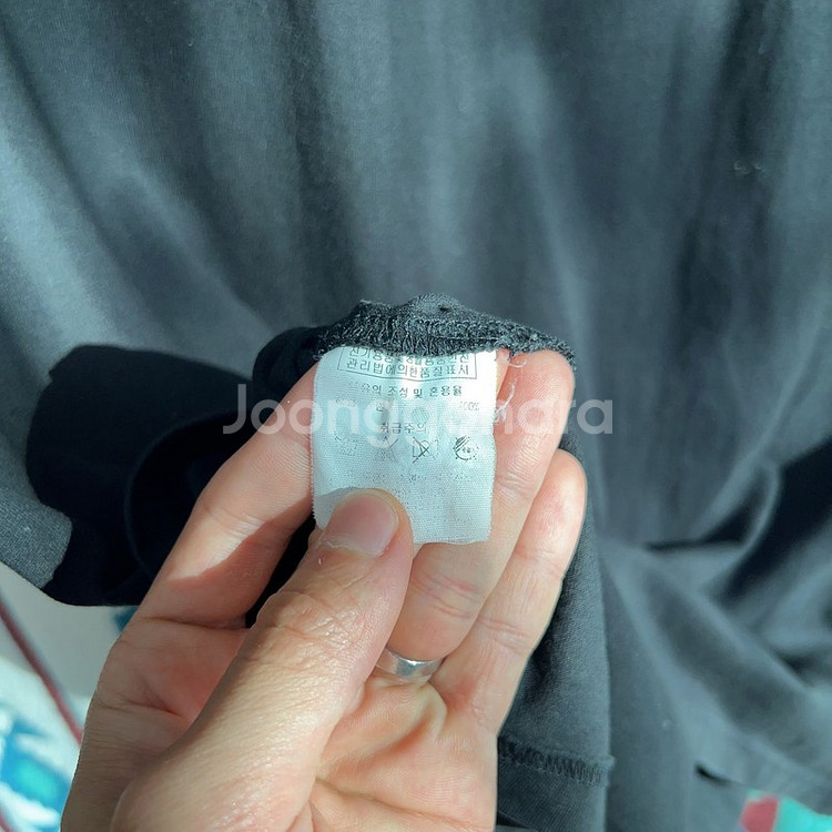 [100] 아웃도어 빅로고 프린팅 캐주얼 유니섹스 반팔--1