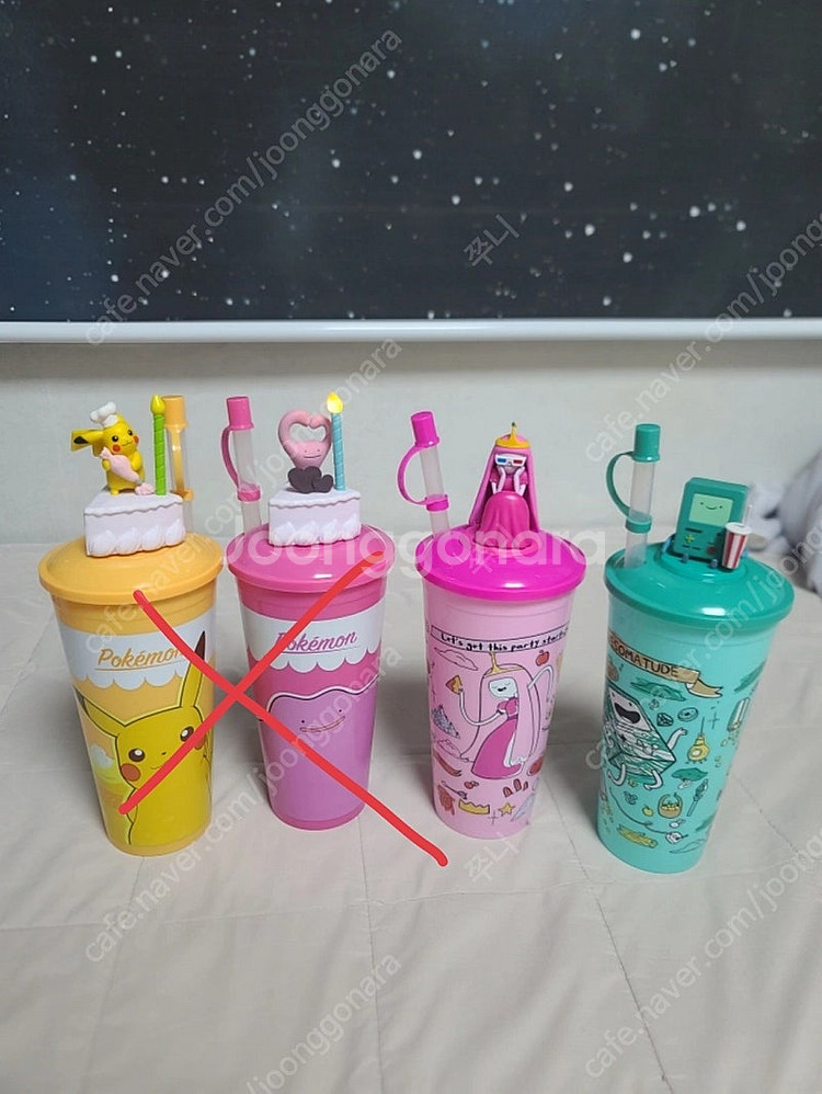 cgv 콜드컵 조명 도장 스템프 피규어 포함--0