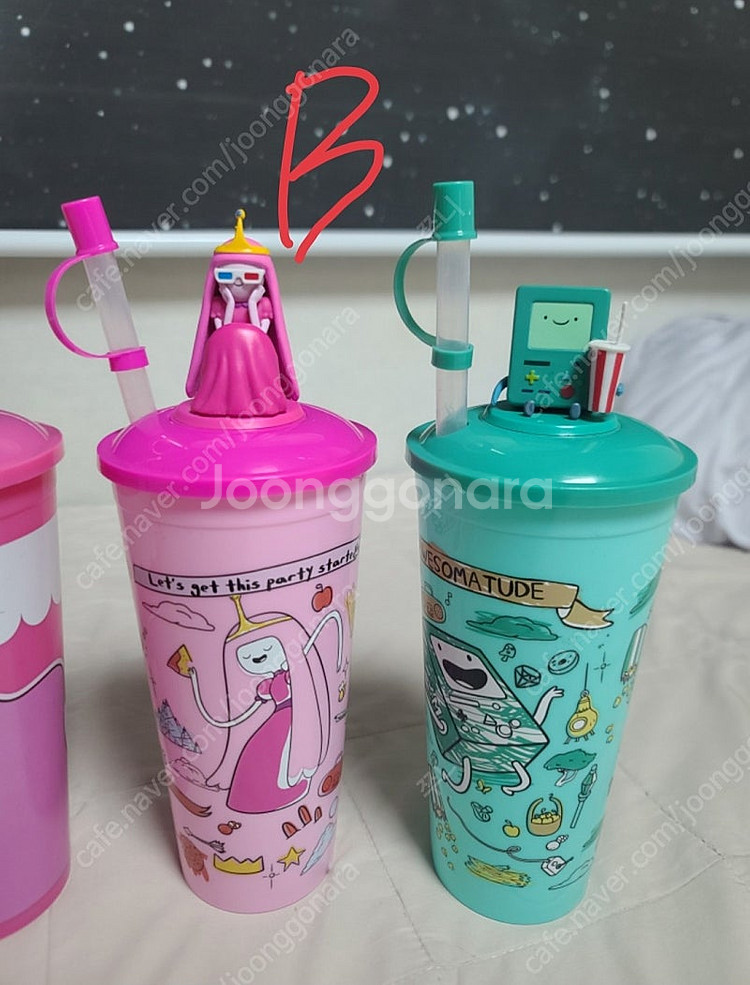 cgv 콜드컵 조명 도장 스템프 피규어 포함--2