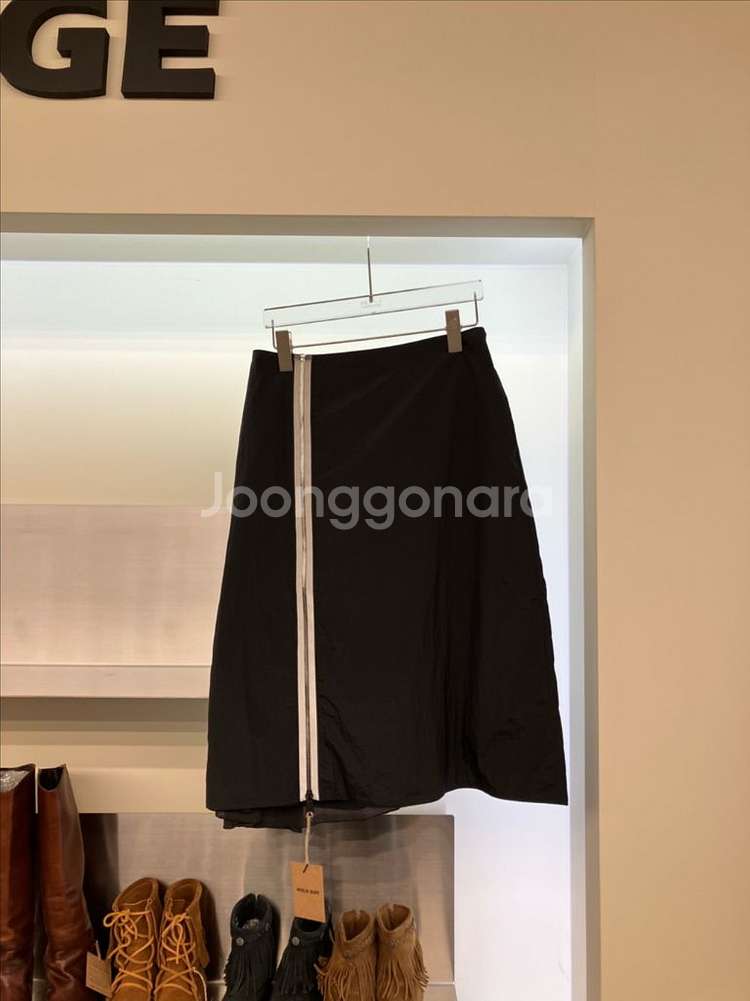 메종 마르지엘라 지퍼 디테일 스커트--0