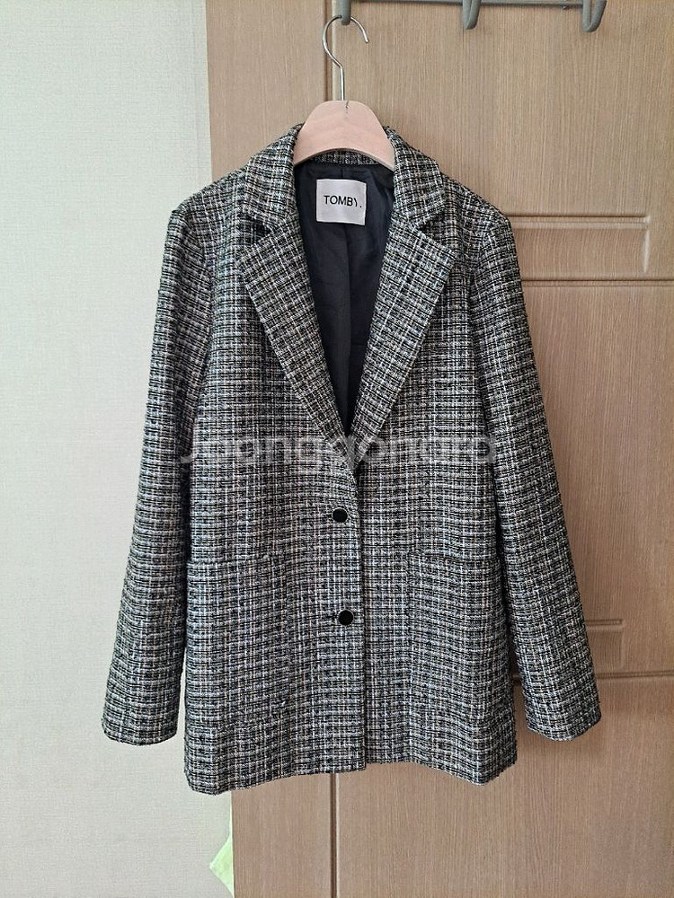 톰보이 트위드 자켓--0
