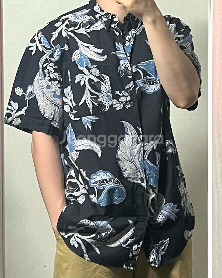 h&m 하와이안 셔츠--0