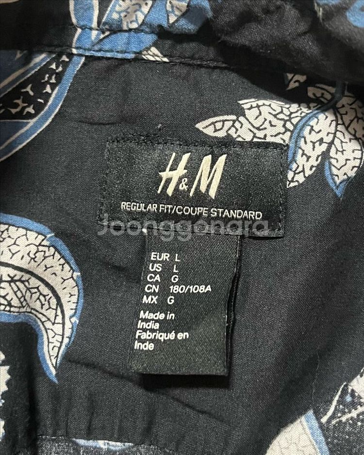 h&m 하와이안 셔츠--5