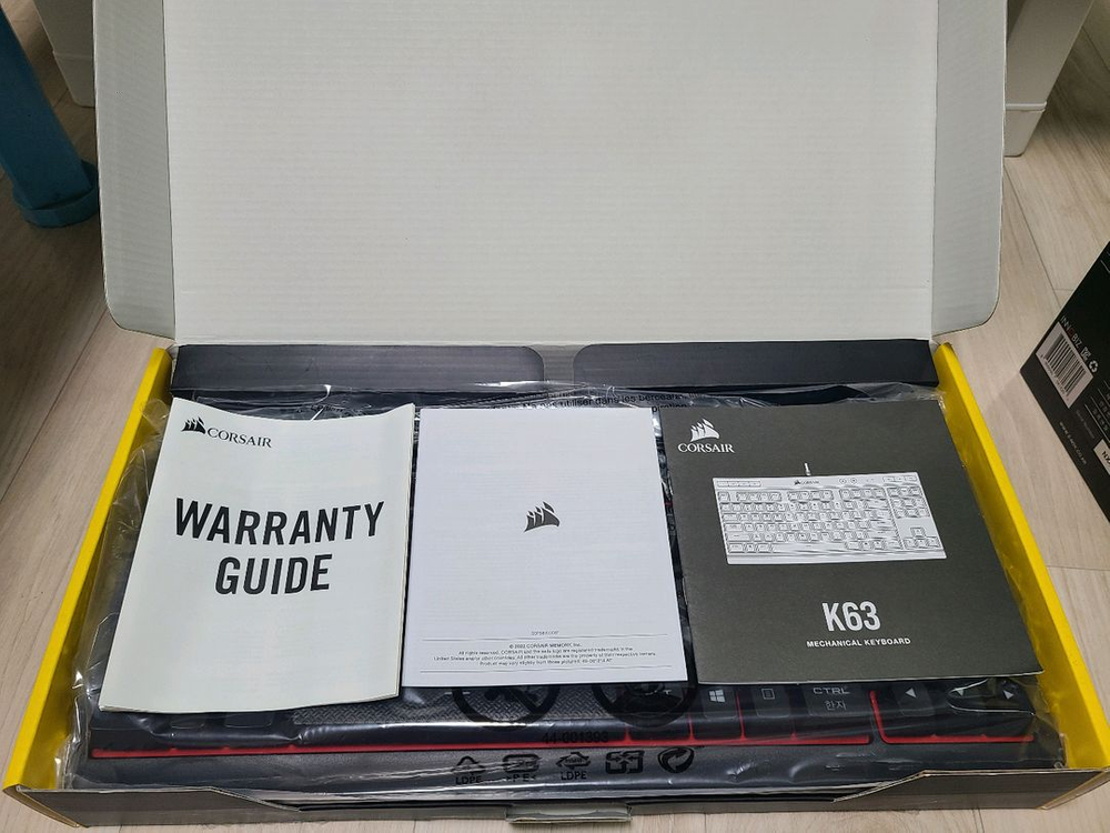 커세어 k63 체리키보드 이미지