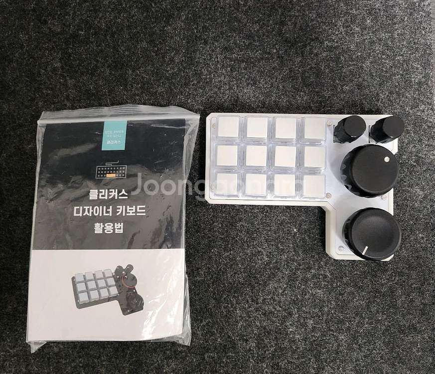 클리커스 한 손 매크로 키보드 (+ 프리미엄 메탈 블랙--0
