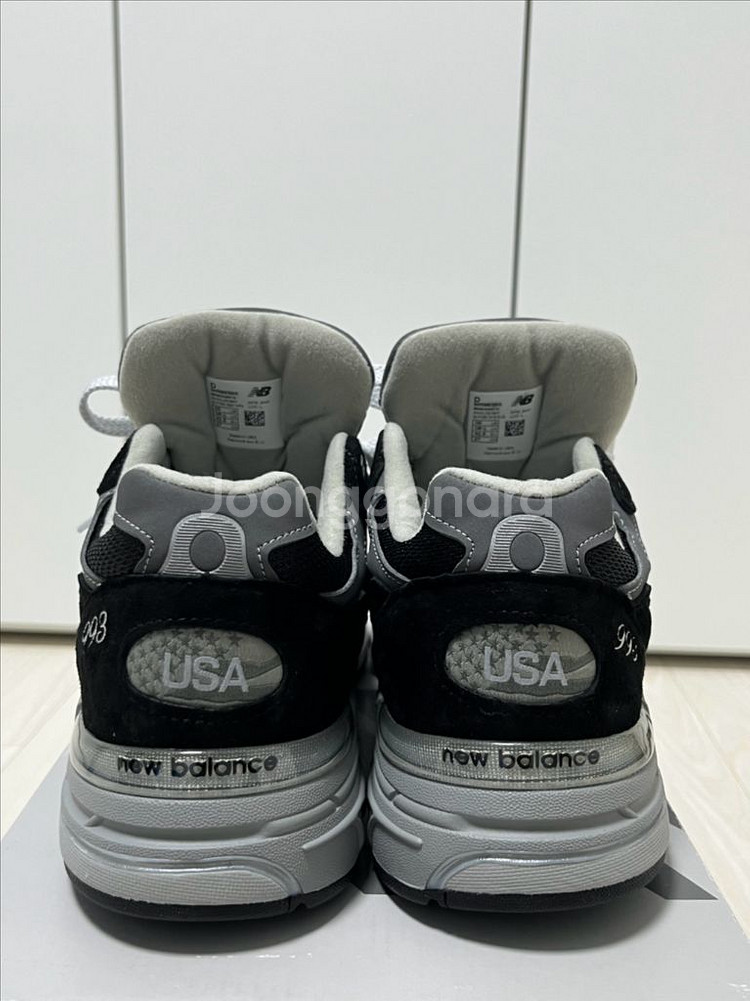 뉴발란스 993 블랙 270 D--5